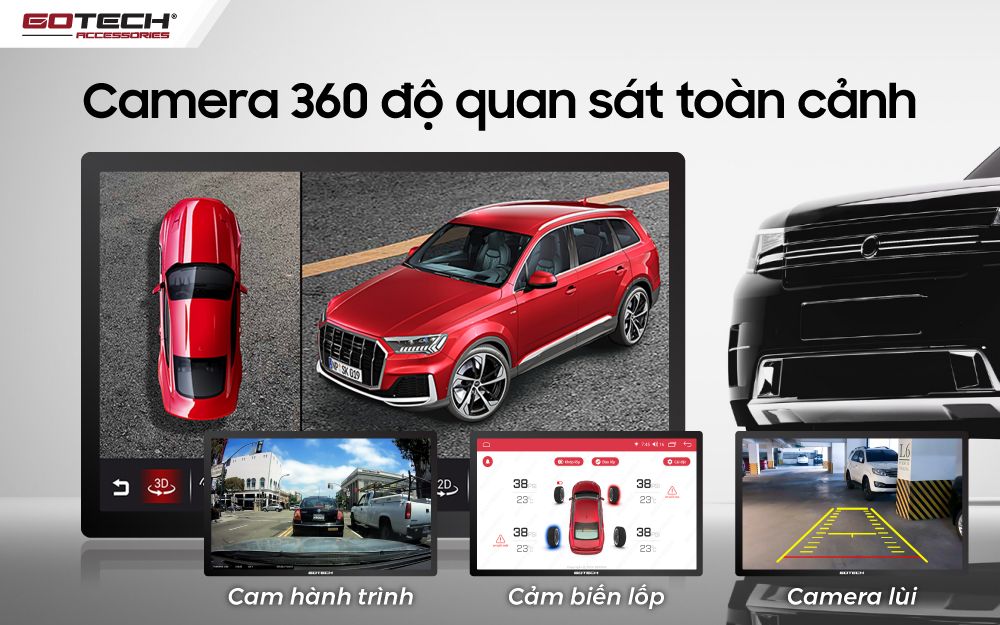 MÀN HÌNH Ô TÔ THÔNG MINH GOTECH GT11.5I 360